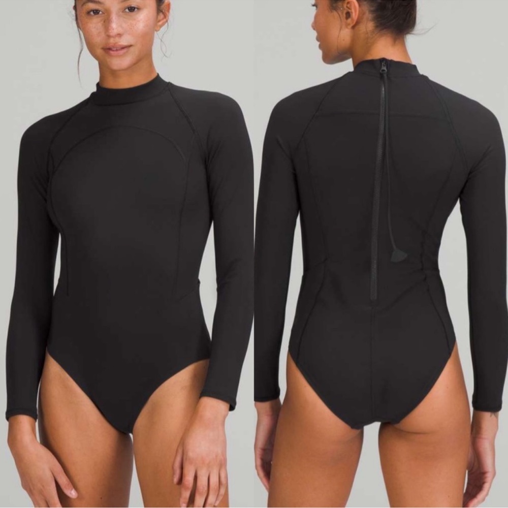Lululemon | Swim Long Sleeve Zip Back Paddle Swimsuit - Picture 2 of 5